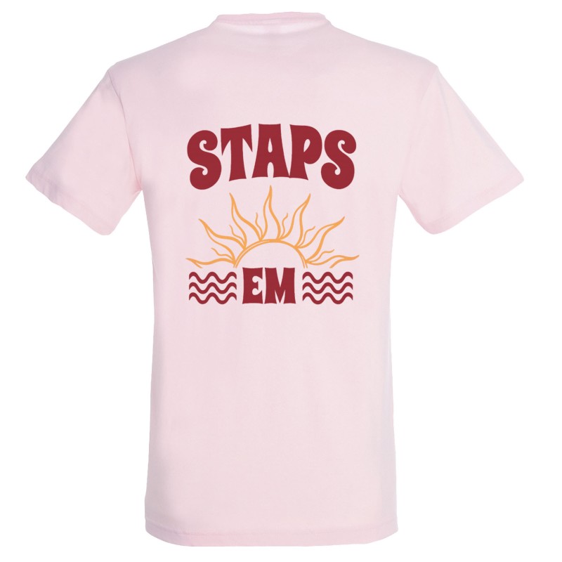 T-shirt coton STAPS au dos