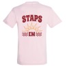 T-shirt coton STAPS au dos