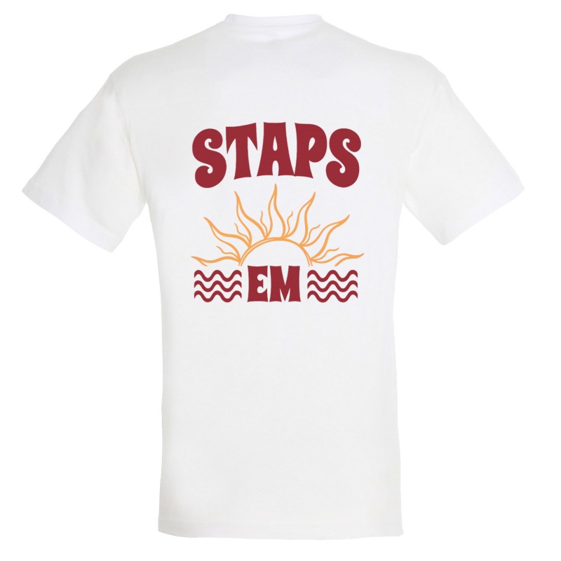 T-shirt coton STAPS au dos
