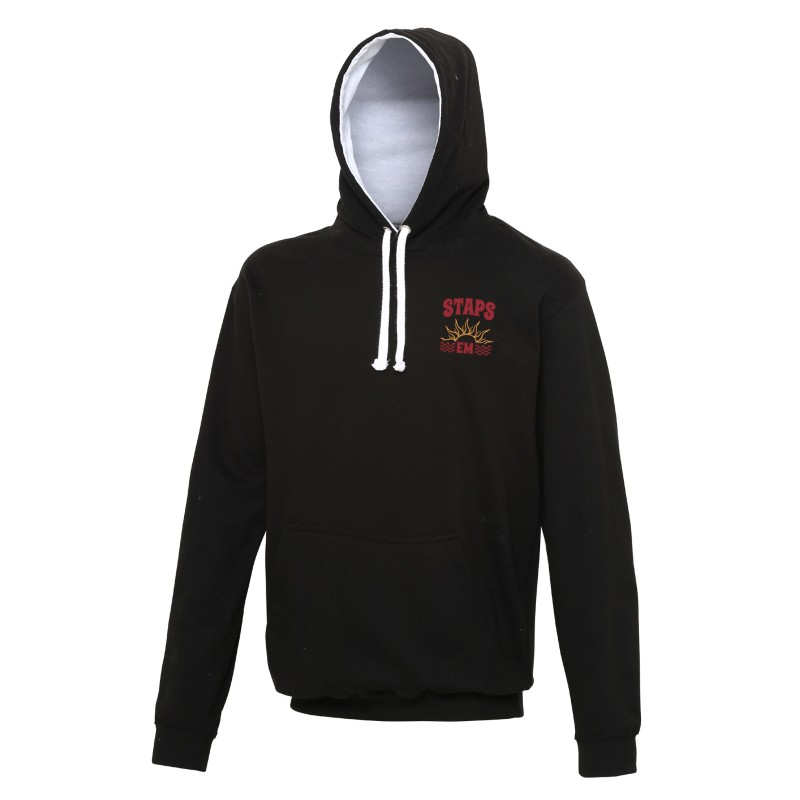 Sweat capuche bicolore