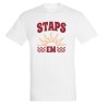 T-shirt coton grand logo STAPS